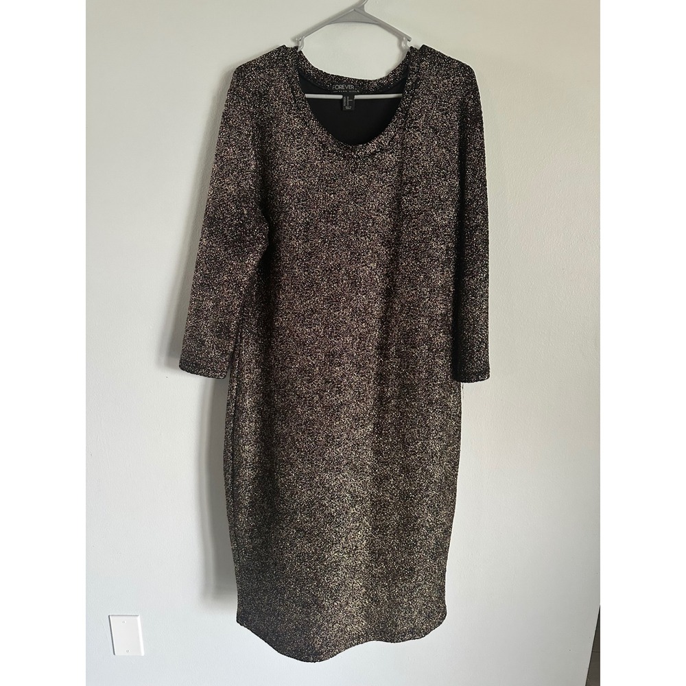 Forever 21‎ Plus Size Sparkly Party Dress Cocktail Evening 3XL
